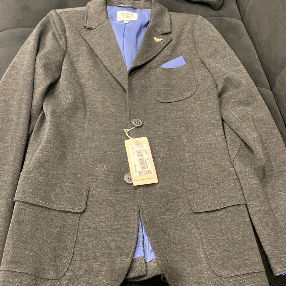 Armani Junior Suit Jacket (Grey Blazer)